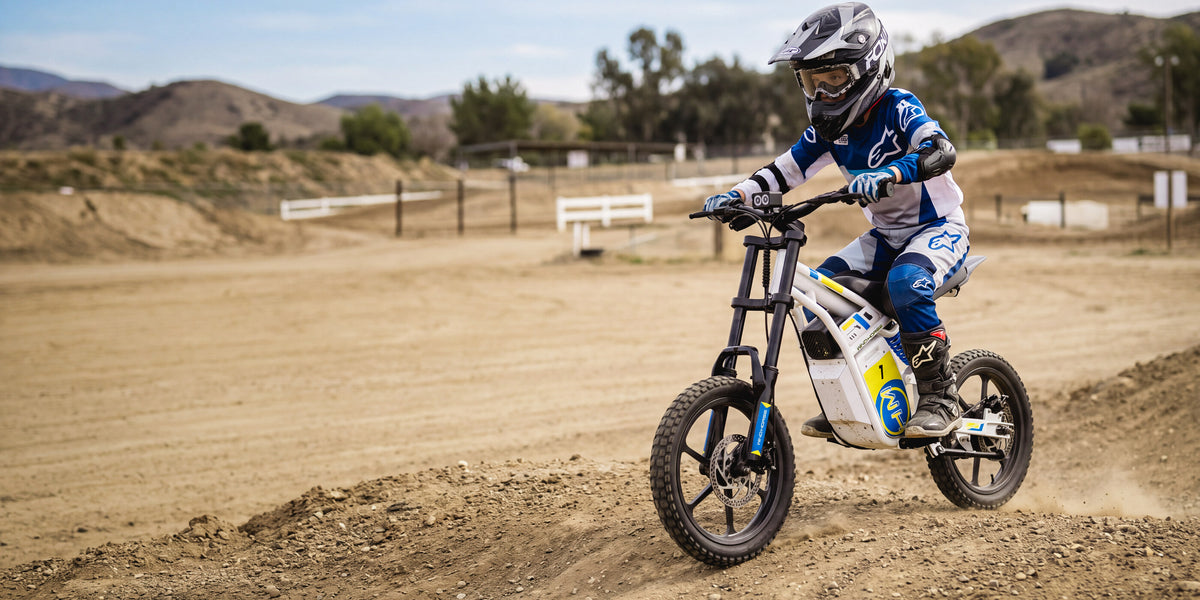 Their first<br>real dirt bike.