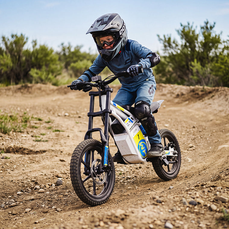 A real dirt bike, their size